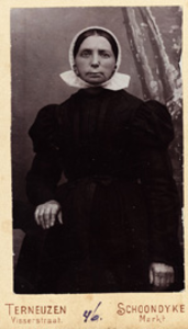 46 Anna Luteijn, geboren Oostburg 16 december 1835, overleden Schoondijke 29 januari 1906, dochter van Adriaan Luteijn ...