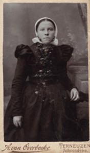 488 Janna Maria Salome, geboren Groede 4 november 1865, overleden Groede 21 juni 1939, dochter van Willem Salome en ...