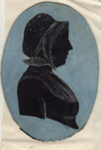 740 Silhouet (ovaal) van Catharina Theijsse, geboren 's-Gravenhage circa 1773, overleden Middelburg 30 april 1840, ...