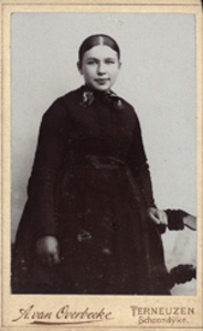 99 Sara Suzanna Luteijn, geboren Nieuwvliet 8 maart 1877, dochter van Jozias Luteijn en Jozina Buijsse, echtgenote van ...