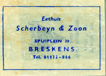 BRE-3 Eethuis Scherbeyn & Zoon, Breskens