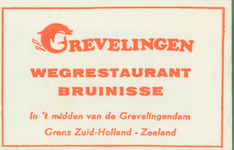 BRU-1 Grevelingen Wegrestaurant, Bruinisse