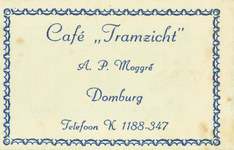 DBG-2 Café Tramzicht , Domburg