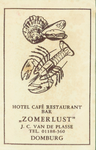 DBG-9 Hotel Café Restaurant Bar Zomerlust , Domburg