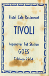 GOE-10 Hotel Café Restaurant Tivoli, Goes