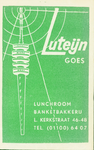 GOE-13 Lunchroom Banketbakkerij Luteijn, Goes