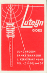 GOE-17 Lunchroom Banketbakkerij Luteijn, Goes