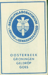 GOE-2 Bedrijfslaboratorium v. Grond en Gewasonderzoek, Oosterbeek, Groningen, Geldrop, Goes