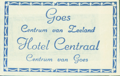 GOE-28 Centrum van Zeeland, Centrum van Goes Hotel Centraal, Goes