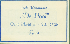 GOE-44 Café Restaurant De Pool , Goes