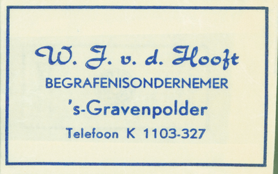 GRP-2 W.J. v.d. Hooft Begrafenisondernemer, 's-Gravenpolder