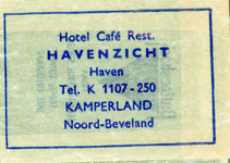 KAM-1 Hotel Café Rest. Havenzicht, Kamperland