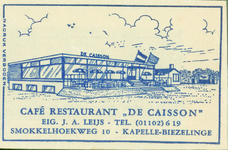 KAP-7 Café Restaurant De Caisson , Kapelle-Biezelinge