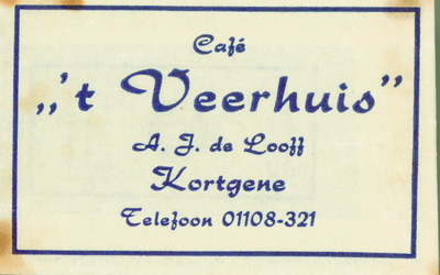 KOR-3 Café 't Veerhuis , Kortgene