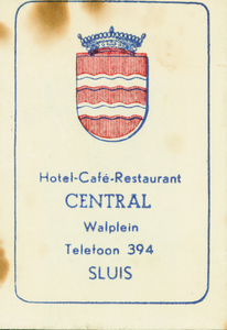 SLU-6 Hotel-Café-Restaurant Central, Sluis