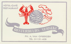 YER-1 Hotel Café Restaurant Oesterbeurs, Yerseke
