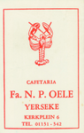 YER-3 Cafetaria Fa. N.P. Oele, Yerseke