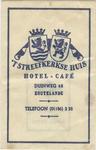 ZOU-6 Hotel Restaurant 't Streefkerkse Huis, Zoutelande