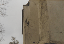 0690-3937 Overgang zuid gevel naar oost gevel voor de restauratie van 1993.