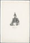 41 Portret generaal Chassé; heupstuk; naar links; in uniform met hoofddeksel; linkerhand aan het gevest van zijn degen; ...