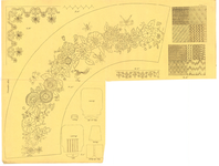 8160 Dit borduurpatroon bevat zes patronen voor vrij borduurwerk, 15 november 1840