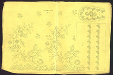 8161 Dit borduurpatroon bevat drie patronen voor vrij borduurwerk, 15 november 1840