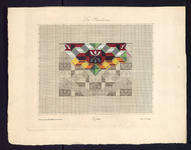8163 De voorstelling op dit borduurpatroon bestaat uit een rechthoekig motief met geometrische motiefjes in allerlei ...