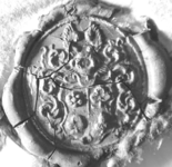 2404 Zegel van: Dominicus van Hoijtema d.d. 16 mei 1743 schepen van Zaltbommel