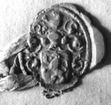 2414 Zegel van: Peter Mauritsz dit Loenen d.d. 28 april 1735 secretaris van Ammerzoden