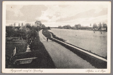 0387 Rijngezicht vanaf de Spoorbrug  Alphen a.d. Rijn, 1920-1930