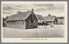 0604 Werkplaatsengebouw, ingewijd 7. Sept. 1926 (achterzijde: Martha Stichting, Alphen a/d Rijn), 1920-1930