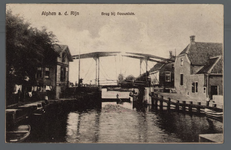 0684 Alphen a. d. Rijn; brug bij Gouwsluis., 1915-1925
