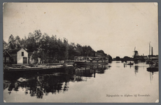 0925 Rijngezicht te Alphen bij Gouwsluis, 1900-1910
