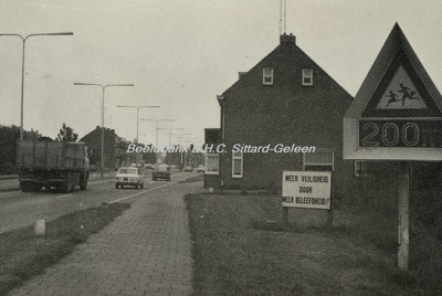 EHC-0000350 Rijksweg Zuid gezien richting Centrum, ter hoogte van de Jos Klijnenlaan.