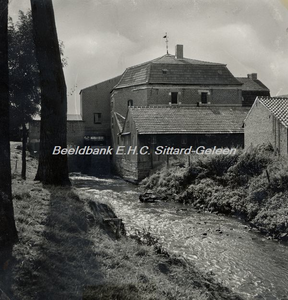EHC-0001019 De watermolen St. Jansgeleen, onderdeel van het kasteel St-Jansgeleen.