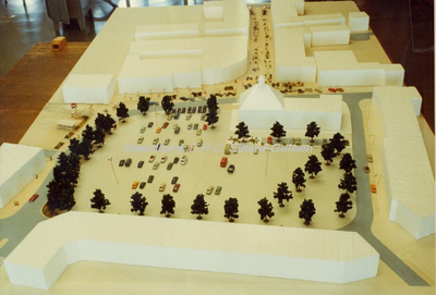 EHC-0001074 Maquette van de herinrichting van het Marktplein.