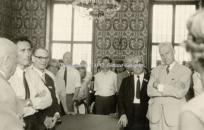 EHC-0001829 Jumelage Böblingen-Pontoise-Genk 1970, bezoek aan Geleen.