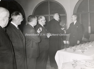 EHC-0001855 Jumelage Pontoise, eerste bezoek van een delegatie uit Geleen in 1962.