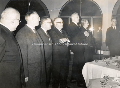 EHC-0001858 Jumelage Pontoise, eerste bezoek van een delegatie uit Geleen in 1962.