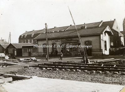 EHC-002679 Het eerste NS-Station Lutterade uit 1869 gezien vanaf de perronzijde.