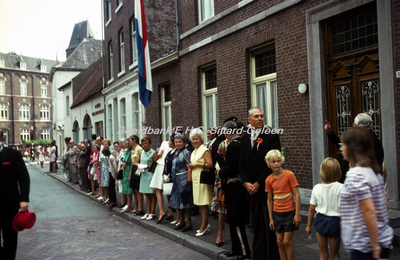 EHC-035-49 Receptie van het Oranjecomité Sittard b.g.v. het 25-jarig Regeringsjubileum van Koningin Juliana op ...