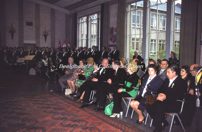 EHC-037-42 Receptie Oranjevereniging Sittard op Koninginnedag 30-04-1974.