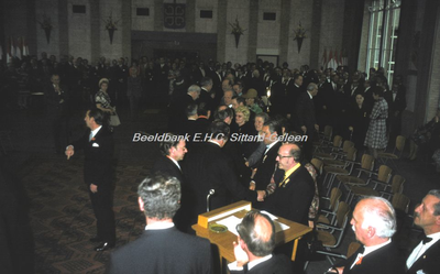 EHC-037-47 Receptie Oranjevereniging Sittard op Koninginnedag 30-04-1974.