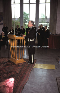 EHC-037-49 Receptie Oranjevereniging Sittard op Koninginnedag 30-04-1974.