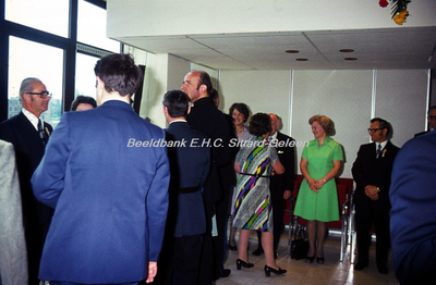EHC-044-34 Receptie Oranjevereniging Sittard op Koninginnedag 1975.