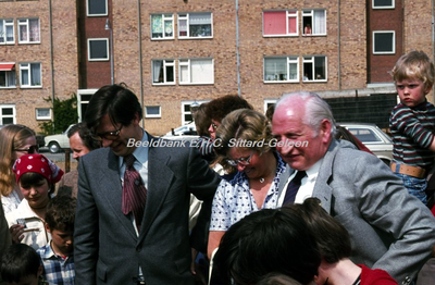 EHC-059-46 Opening van het Volkstuinencomplex Vrangendael aan de Schubertstraat te Sittard op 29-04-1978.