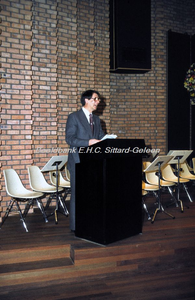 EHC-060-08 Opening van het CITY-project met Bibliotheek en Muziekschool aan de Broeksittarderweg te Sittard in 1978.