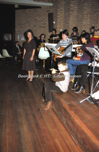 EHC-060-25 Opening van het CITY-project met Bibliotheek en Muziekschool aan de Broeksittarderweg te Sittard in 1978.