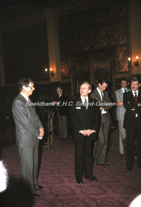 EHC-061-30 Ontvangst van het Gemeentebestuur en personeel van Sittard door het Gemeentebestuur van Hasselt op 07-10-1977.