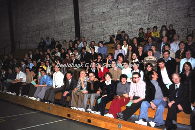 EHC-061-33 Ontvangst van het Gemeentebestuur en personeel van Sittard door het Gemeentebestuur van Hasselt op 07-10-1977.